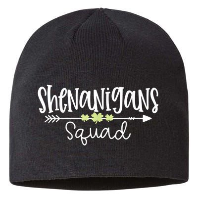 Shenanigans Squad Funny St. Patrick's Day Matching Group Sustainable Beanie
