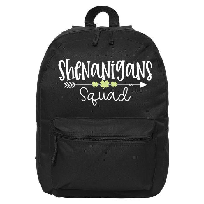 Shenanigans Squad Funny St. Patrick's Day Matching Group 16 in Basic Backpack