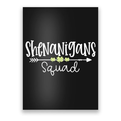 Shenanigans Squad Funny St. Patrick's Day Matching Group Poster