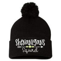 Shenanigans Squad Funny St. Patrick's Day Matching Group Pom Pom 12in Knit Beanie