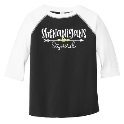 Shenanigans Squad Funny St. Patrick's Day Matching Group Toddler Fine Jersey T-Shirt