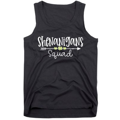 Shenanigans Squad Funny St. Patrick's Day Matching Group Tank Top