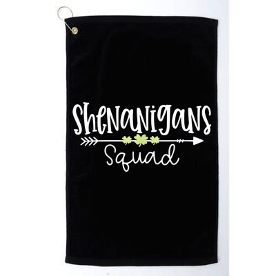 Shenanigans Squad Funny St. Patrick's Day Matching Group Golf Towel