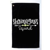 Shenanigans Squad Funny St. Patrick's Day Matching Group Golf Towel