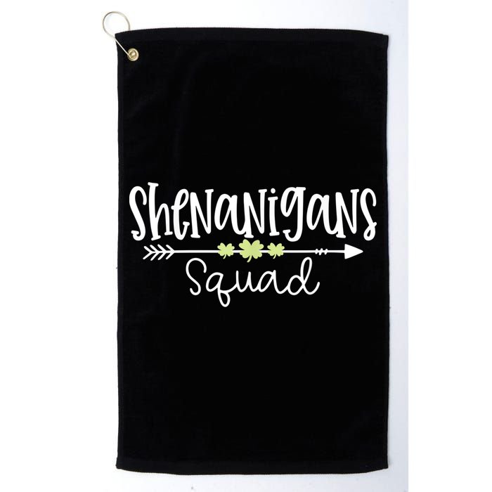 Shenanigans Squad Funny St. Patrick's Day Matching Group Golf Towel