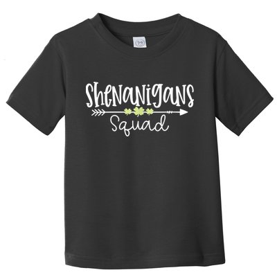 Shenanigans Squad Funny St. Patrick's Day Matching Group Toddler T-Shirt