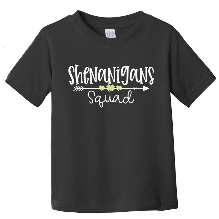 Shenanigans Squad Funny St. Patrick's Day Matching Group Toddler T-Shirt
