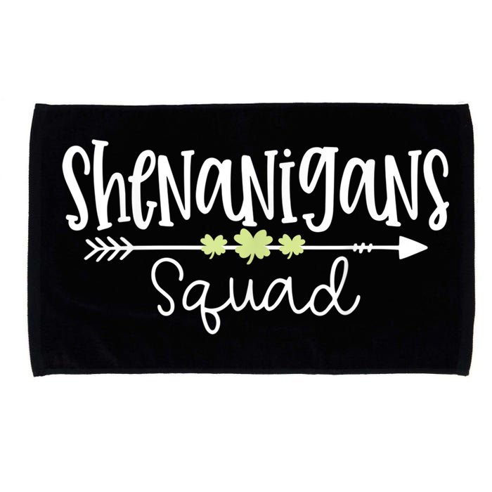 Shenanigans Squad Funny St. Patrick's Day Matching Group Microfiber Hand Towel