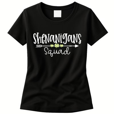 Shenanigans Squad Funny St. Patrick's Day Matching Group Womens T-Shirt
