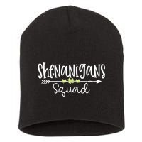 Shenanigans Squad Funny St. Patrick's Day Matching Group Short Acrylic Beanie