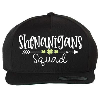 Shenanigans Squad Funny St. Patrick's Day Matching Group Wool Snapback Cap
