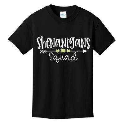 Shenanigans Squad Funny St. Patrick's Day Matching Group Kids T-Shirt