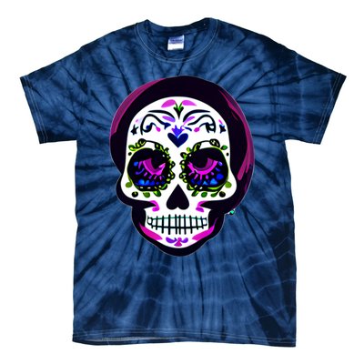 Sugar Skull Funny Cinco De Mayo T Graphic Tie-Dye T-Shirt