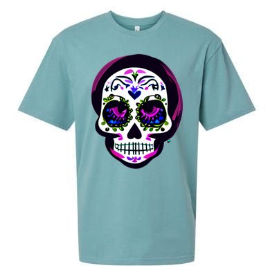 Sugar Skull Funny Cinco De Mayo T Graphic Sueded Cloud Jersey T-Shirt