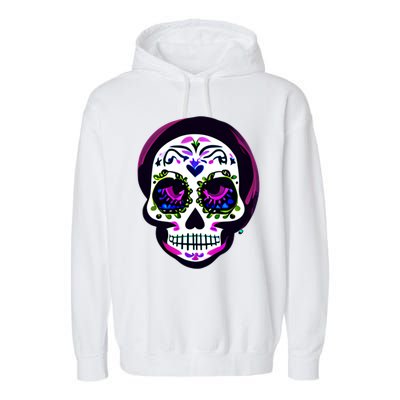 Sugar Skull Funny Cinco De Mayo T Graphic Garment-Dyed Fleece Hoodie