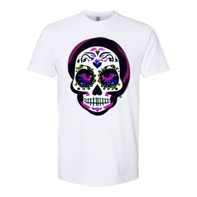 Sugar Skull Funny Cinco De Mayo T Graphic Softstyle CVC T-Shirt