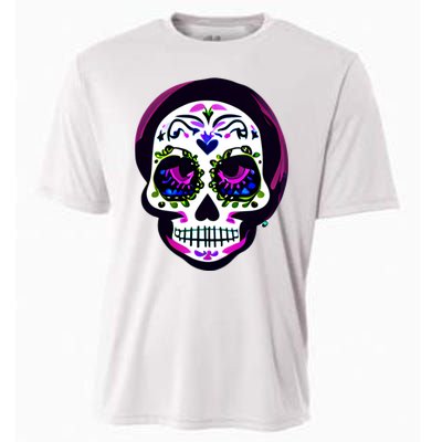 Sugar Skull Funny Cinco De Mayo T Graphic Cooling Performance Crew T-Shirt