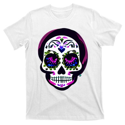 Sugar Skull Funny Cinco De Mayo T Graphic T-Shirt