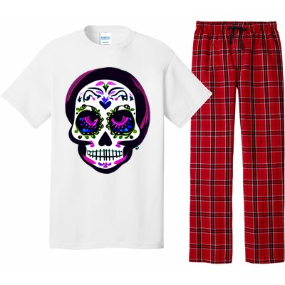 Sugar Skull Funny Cinco De Mayo T Graphic Pajama Set