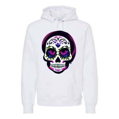 Sugar Skull Funny Cinco De Mayo T Graphic Premium Hoodie