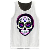 Sugar Skull Funny Cinco De Mayo T Graphic Mesh Reversible Basketball Jersey Tank