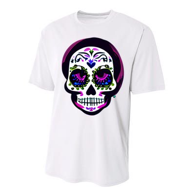 Sugar Skull Funny Cinco De Mayo T Graphic Performance Sprint T-Shirt