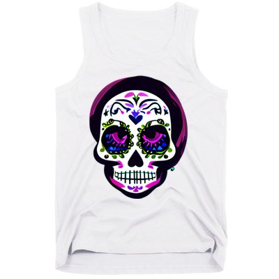 Sugar Skull Funny Cinco De Mayo T Graphic Tank Top