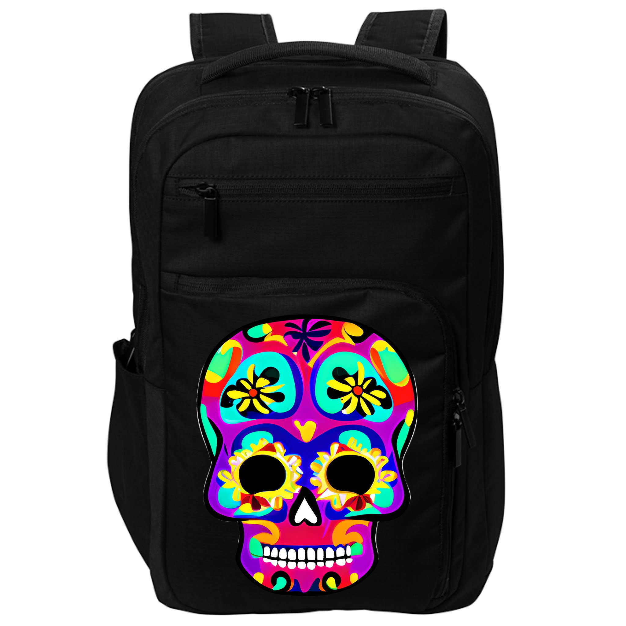 Sugar Skull Funny Cinco De Mayo Impact Tech Backpack