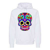 Sugar Skull Funny Cinco De Mayo Premium Hoodie