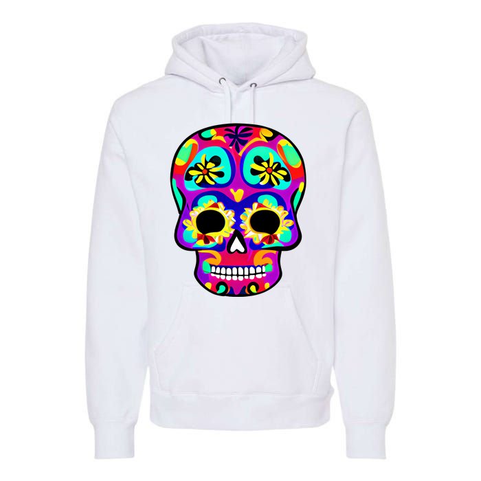 Sugar Skull Funny Cinco De Mayo Premium Hoodie