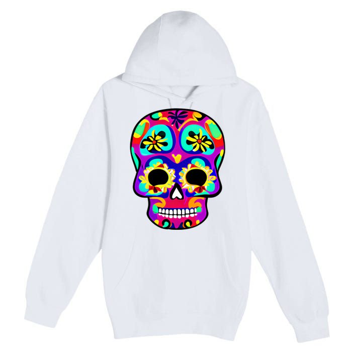 Sugar Skull Funny Cinco De Mayo Premium Pullover Hoodie