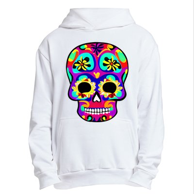 Sugar Skull Funny Cinco De Mayo Urban Pullover Hoodie