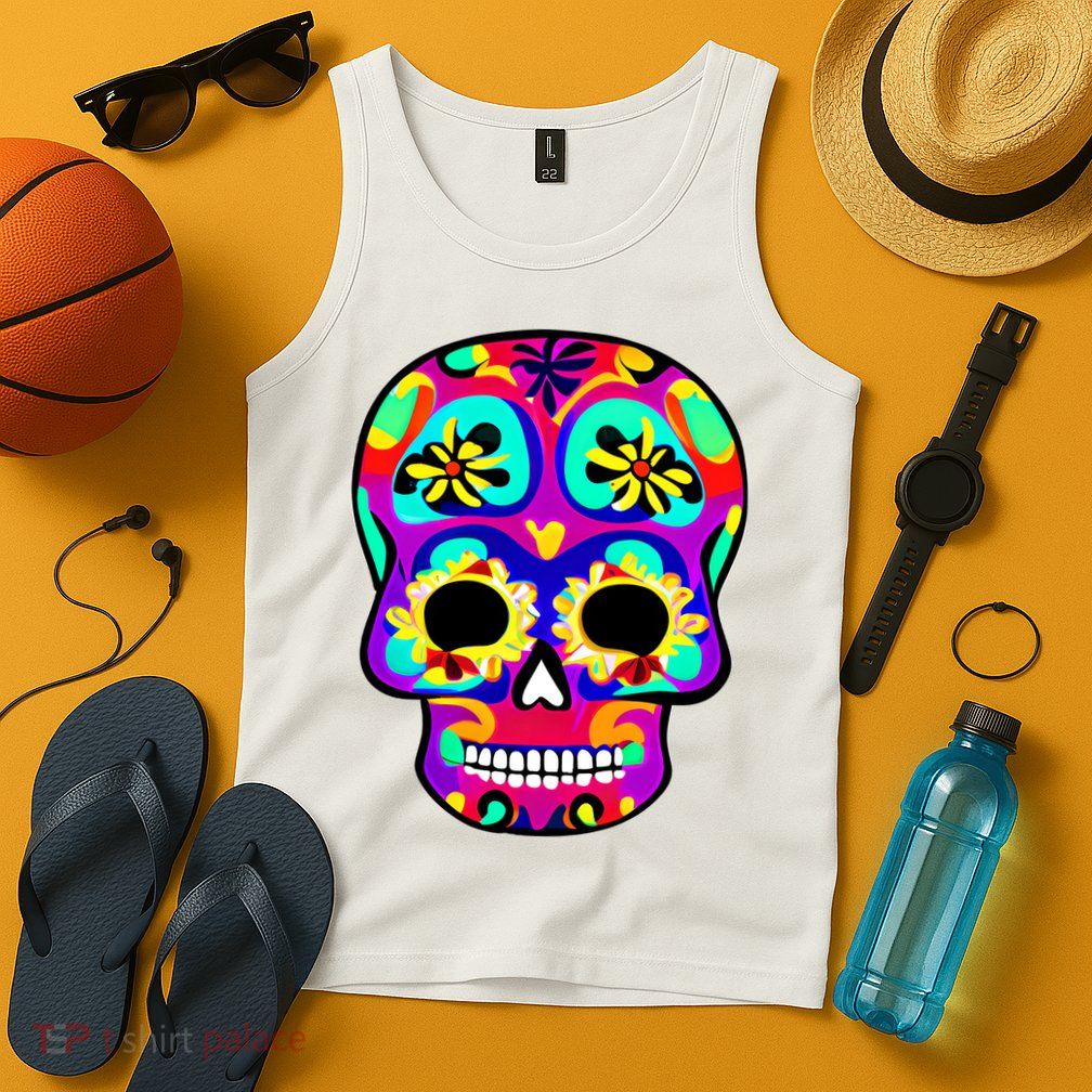 Sugar Skull Funny Cinco De Mayo Tank Top