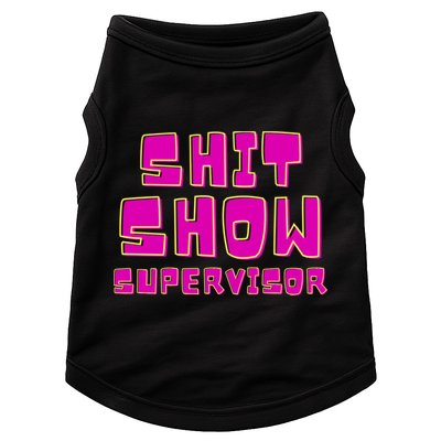 Shitshow Supervisor Funny Manager And Supervisor Doggie Tank