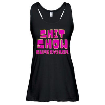 Shitshow Supervisor Funny Manager And Supervisor Ladies Essential Flowy Tank