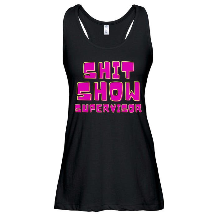 Shitshow Supervisor Funny Manager And Supervisor Ladies Essential Flowy Tank