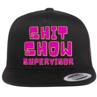 Shitshow Supervisor Funny Manager And Supervisor Flatbill Hat