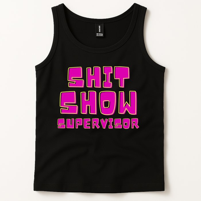 Shitshow Supervisor Funny Manager And Supervisor Tank Top