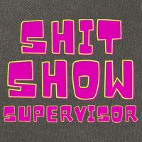 Shitshow Supervisor Funny Manager And Supervisor Cotton Canvas Backpack