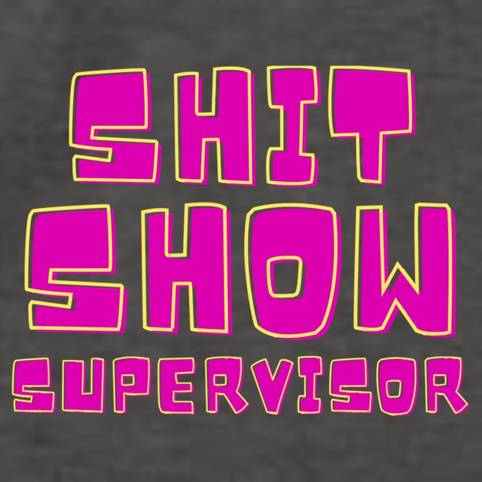 Shitshow Supervisor Funny Manager And Supervisor Vector Backpack