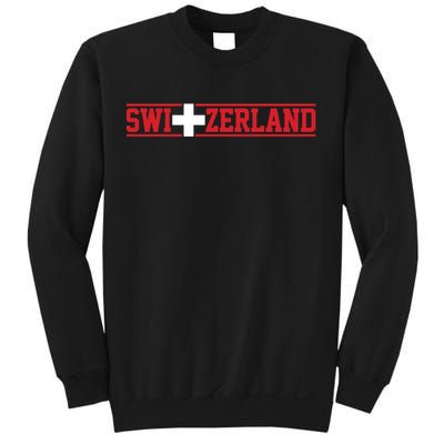 Switzerland Swiss Flag Travel Souvenir Gift Sweatshirt