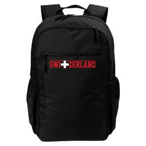 Switzerland Swiss Flag Travel Souvenir Gift Daily Commute Backpack