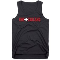 Switzerland Swiss Flag Travel Souvenir Gift Tank Top