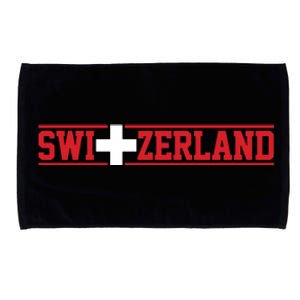 Switzerland Swiss Flag Travel Souvenir Gift Microfiber Hand Towel