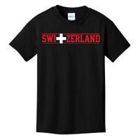 Switzerland Swiss Flag Travel Souvenir Gift Kids T-Shirt