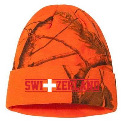 Switzerland Swiss Flag Travel Souvenir Gift Kati Licensed 12" Camo Beanie