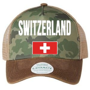 Switzerland Swiss Flag Legacy Tie Dye Trucker Hat