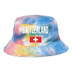 Switzerland Swiss Flag Tie Dye Newport Bucket Hat