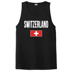 Switzerland Swiss Flag PosiCharge Competitor Tank