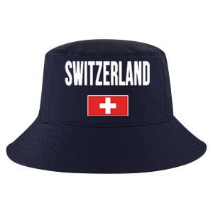 Switzerland Swiss Flag Cool Comfort Performance Bucket Hat